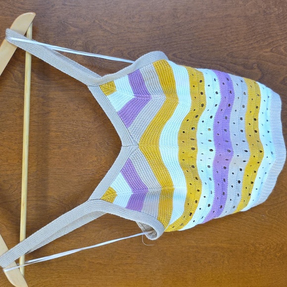 Striped Knit Tank Top - Picture 1 of 4